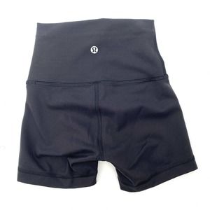 Lululemon Black Four Way Stretch Athletic Shorts 0